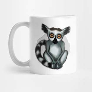 Cute Lemur Drawing Mug